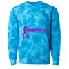 Unisex Midweight Tie-Dyed Crewneck Sweatshirt Thumbnail