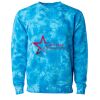 Unisex Midweight Tie-Dyed Crewneck Sweatshirt Thumbnail