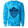 Unisex Midweight Tie-Dyed Crewneck Sweatshirt Thumbnail