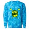 Unisex Midweight Tie-Dyed Crewneck Sweatshirt Thumbnail