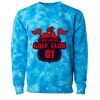 Unisex Midweight Tie-Dyed Crewneck Sweatshirt Thumbnail