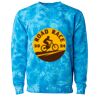Unisex Midweight Tie-Dyed Crewneck Sweatshirt Thumbnail