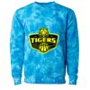 Unisex Midweight Tie-Dyed Crewneck Sweatshirt Thumbnail