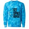 Unisex Midweight Tie-Dyed Crewneck Sweatshirt Thumbnail