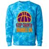 Unisex Midweight Tie-Dyed Crewneck Sweatshirt Thumbnail