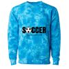 Unisex Midweight Tie-Dyed Crewneck Sweatshirt Thumbnail