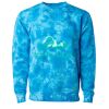 Unisex Midweight Tie-Dyed Crewneck Sweatshirt Thumbnail